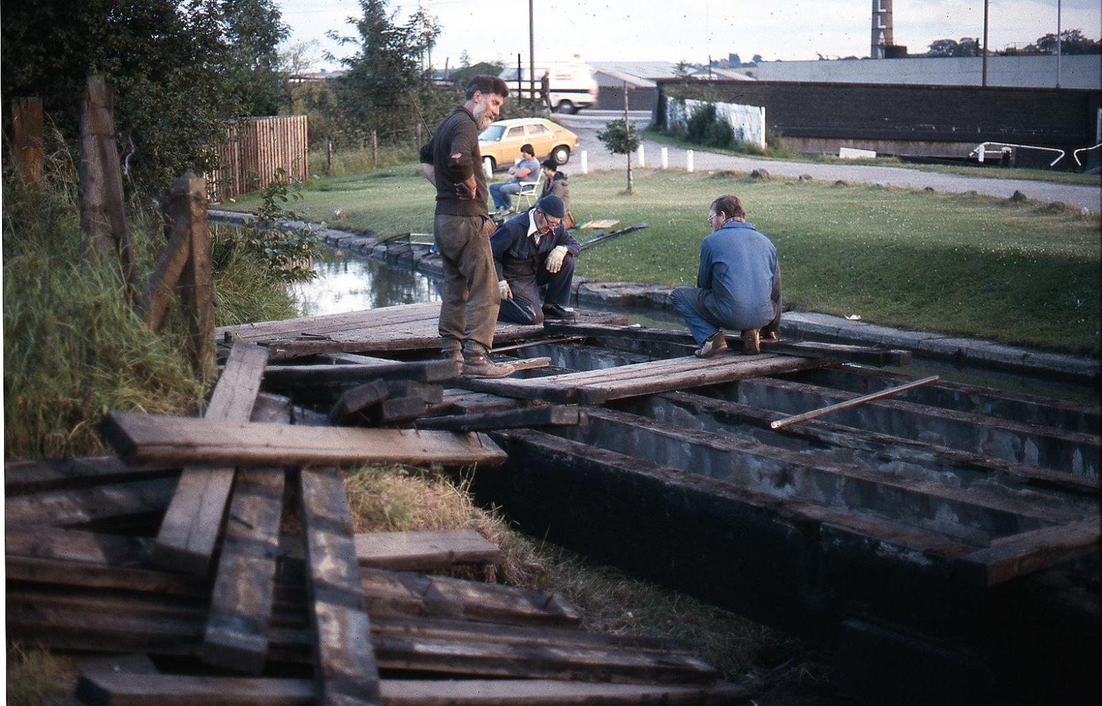 Rebuilding of the Swing Bridge 1986