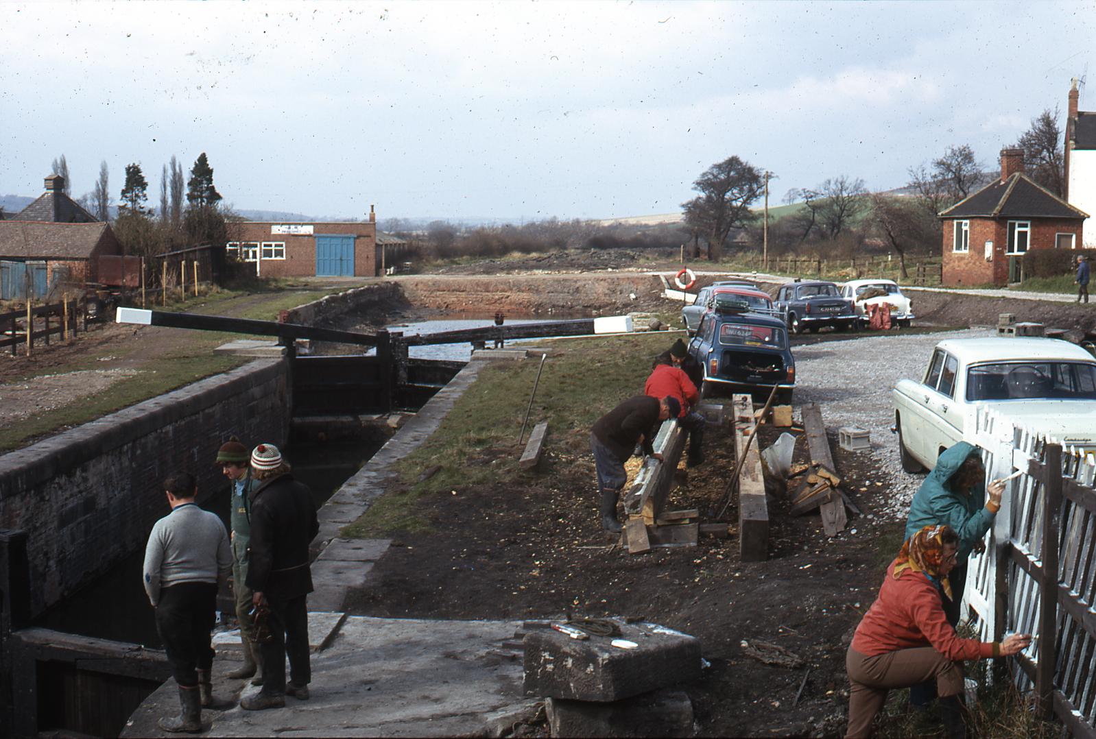 Langley Bridge Basin restoration 1970-1973