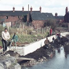 Restoration of Erewash Canal and Langley Bridge Lock and Basins 1970-1973